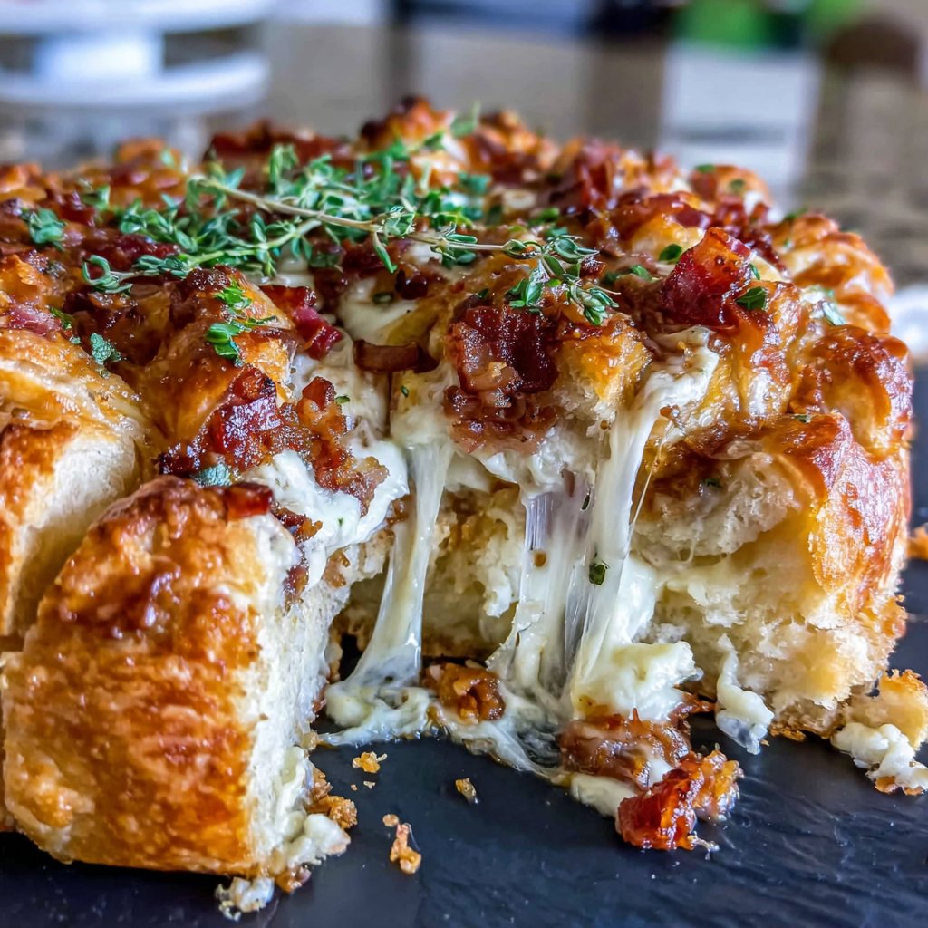 Ham And Cheese Croissant Bake