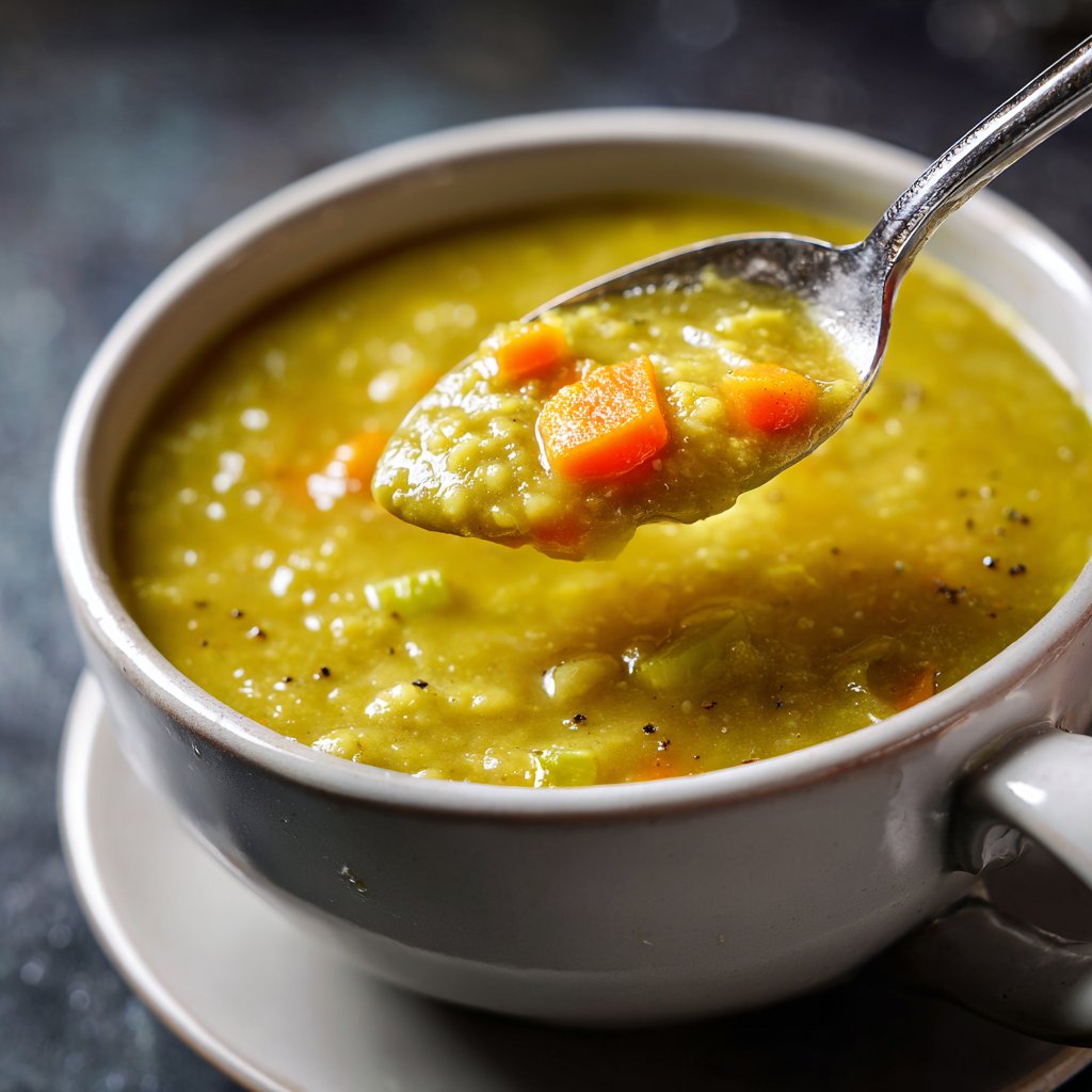 Healthy Crockpot Split Pea Soup