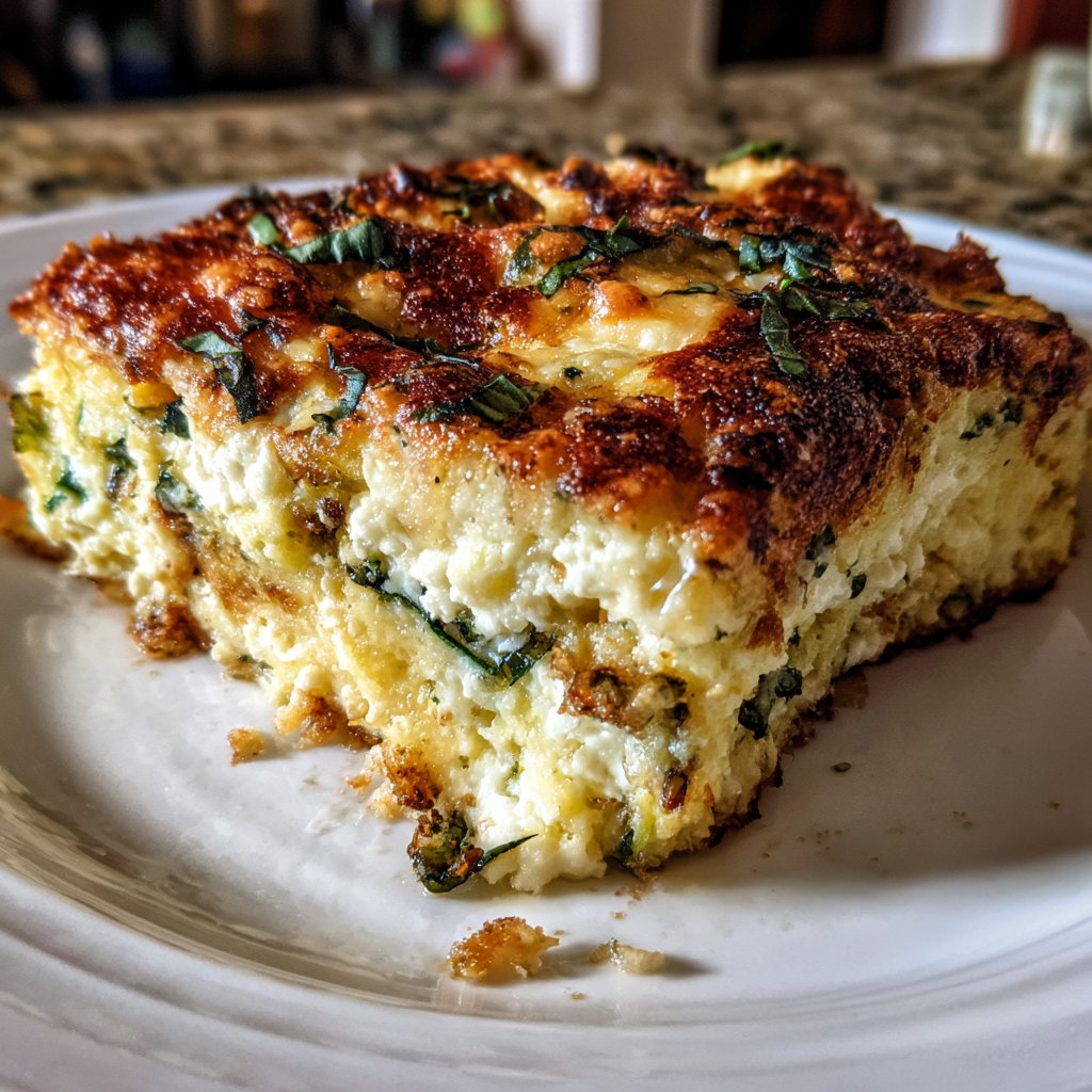 Baked Zucchini Ricotta Casserole
