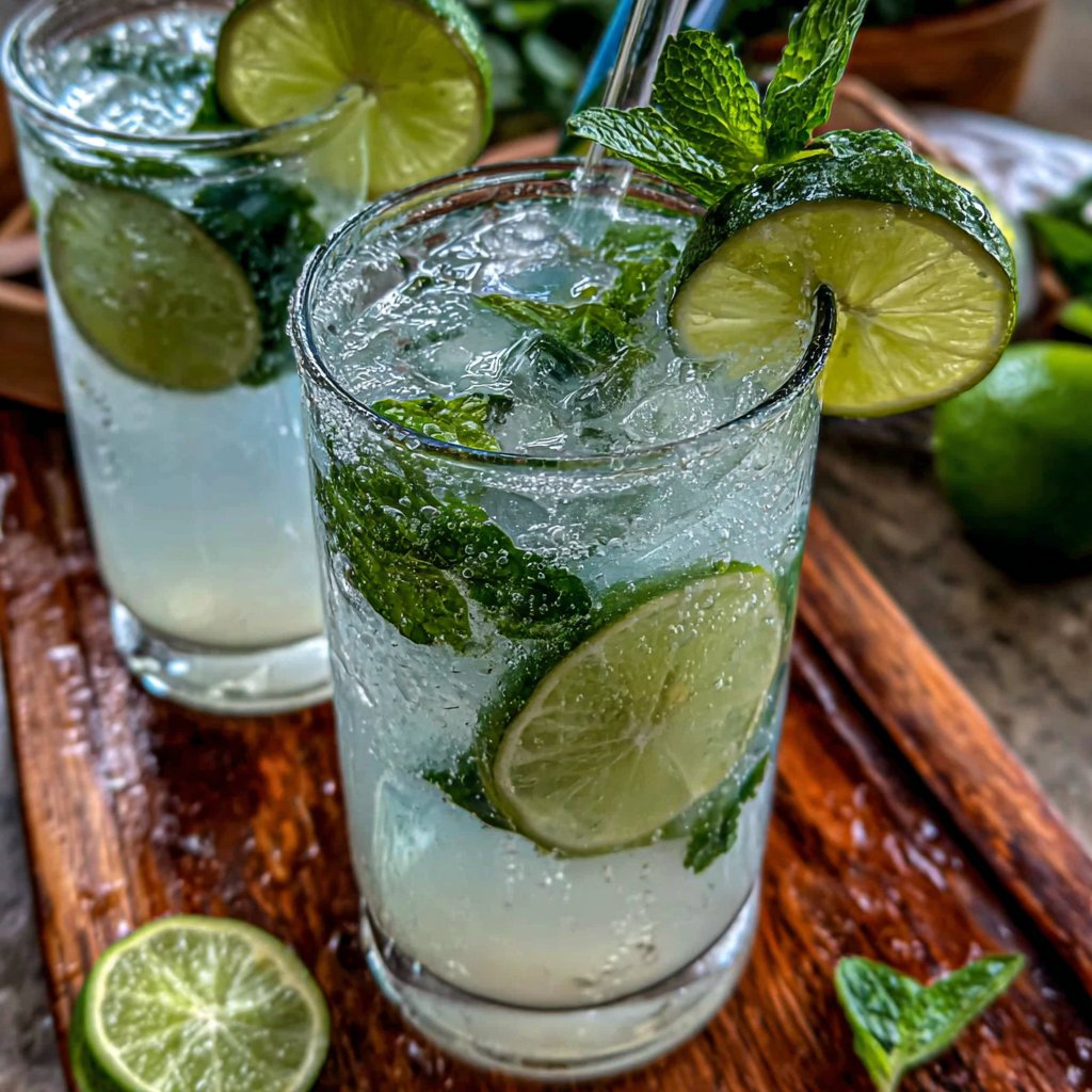 Fresh Lime Mint Spring Cooler