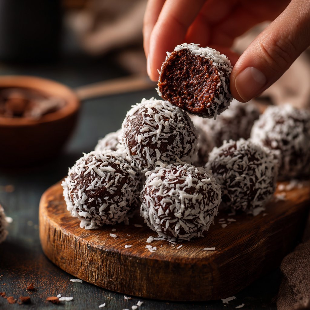 Chocolate Coconut Truffles