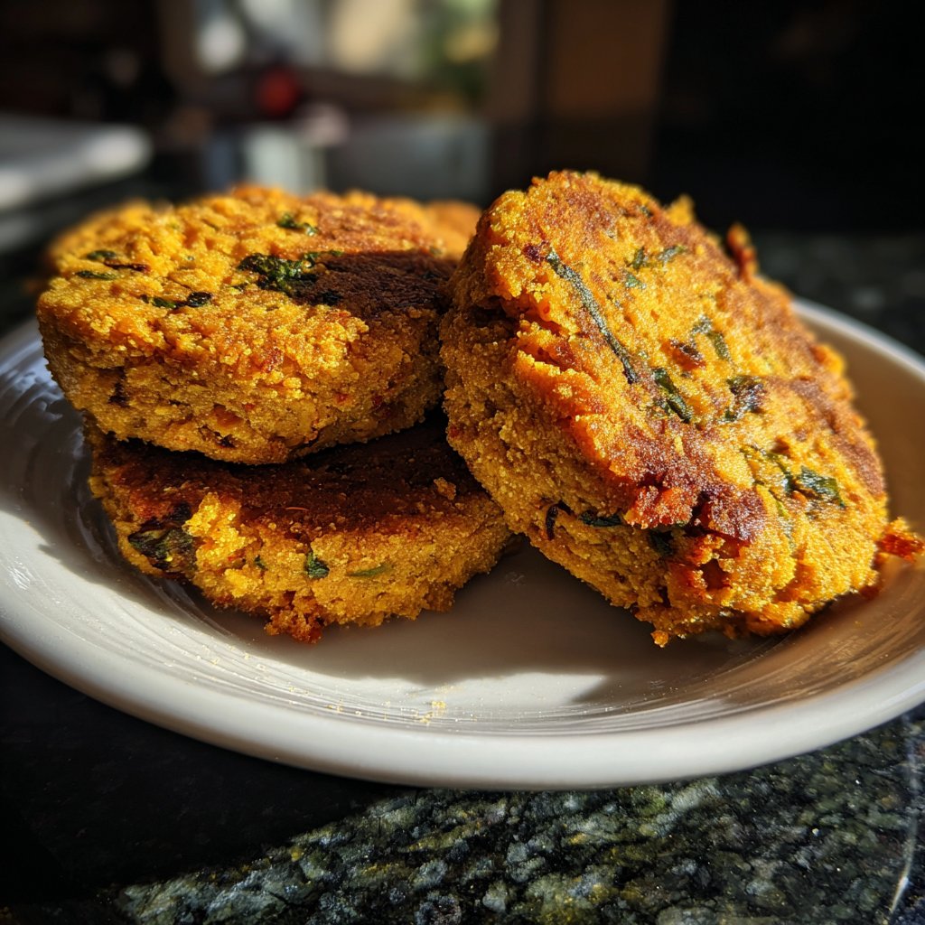 Baked Veggie Chickpea Patties