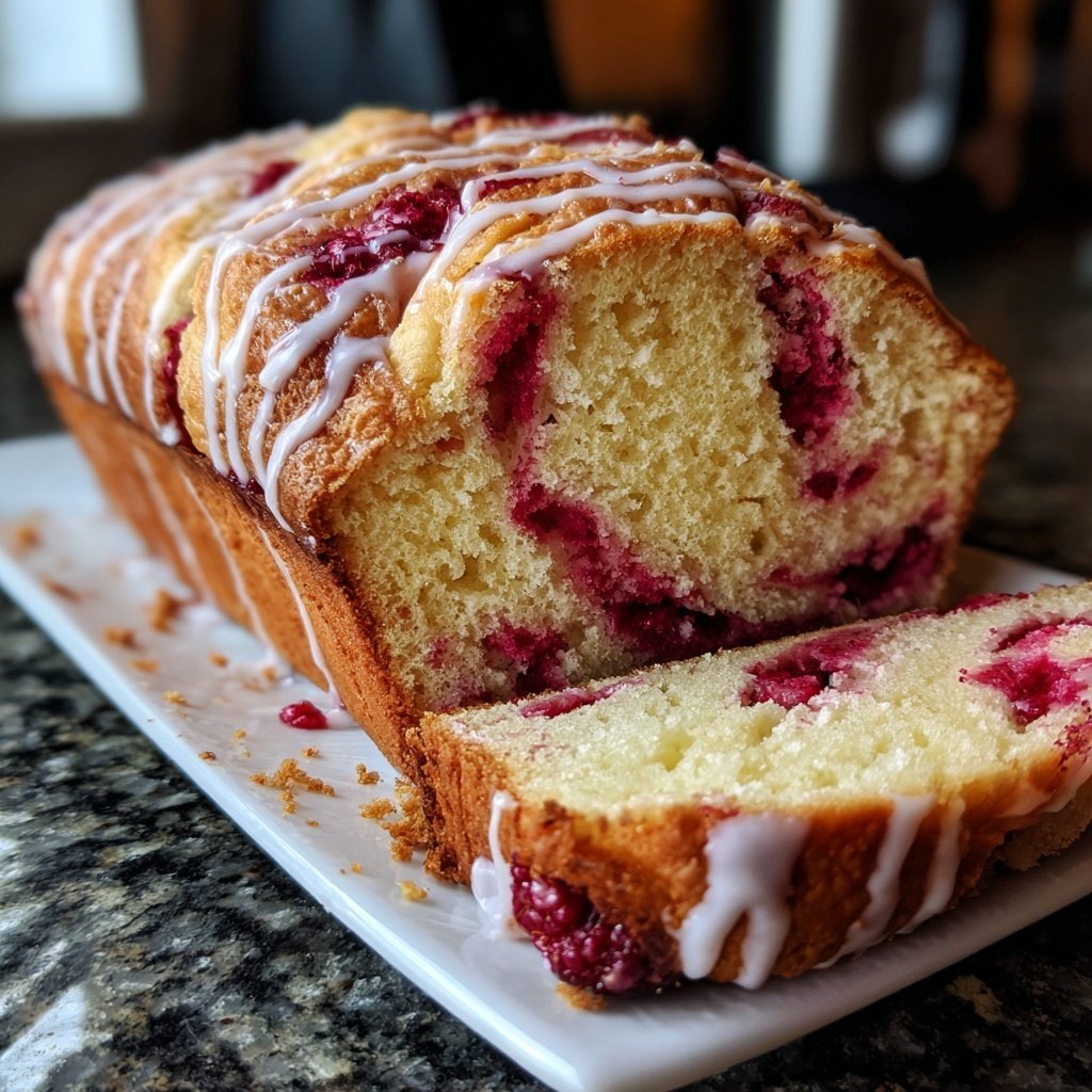 Raspberry Swirl Brioche Loaf Recipe for Breakfast or Dessert