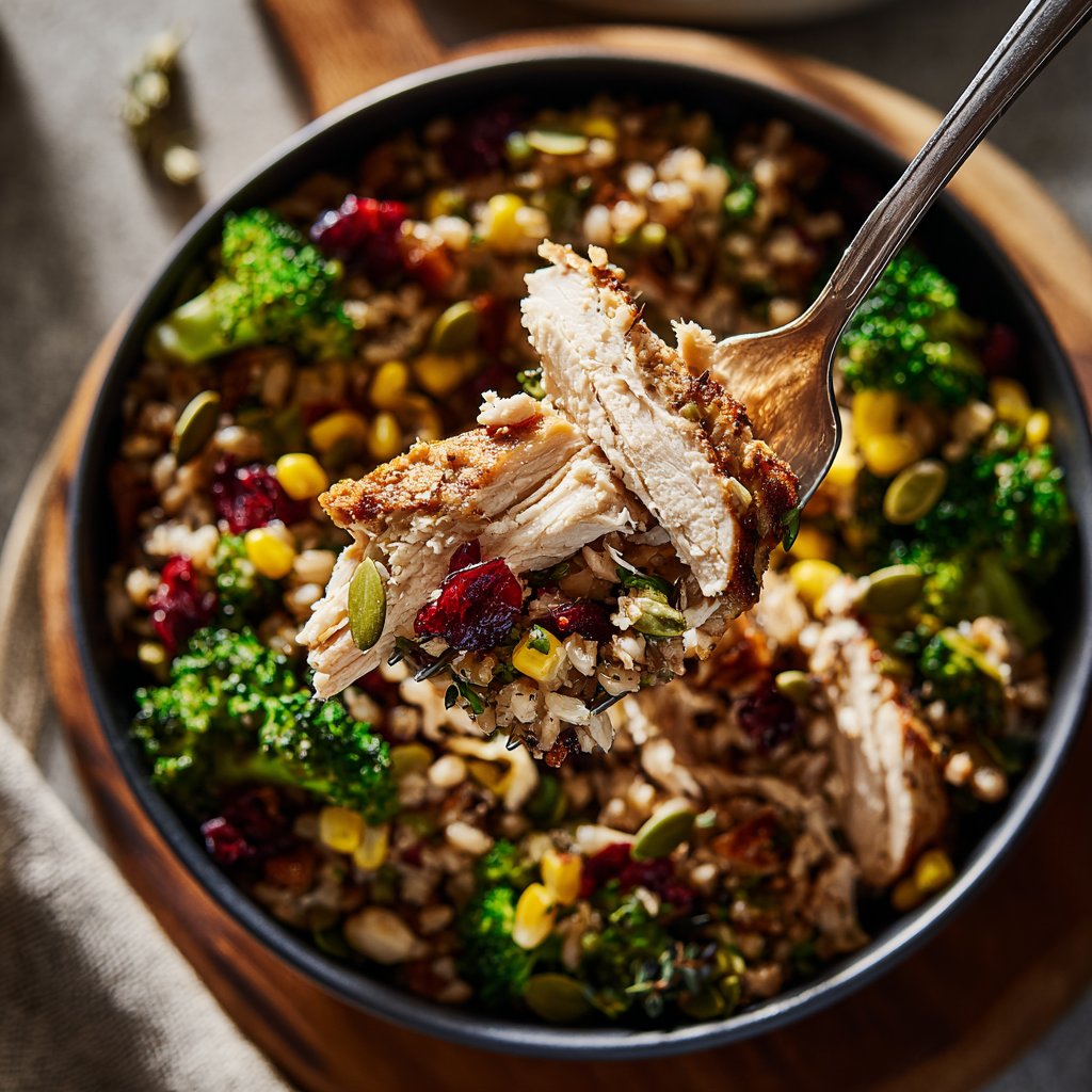 High Protein Turkey Dinner Bowl