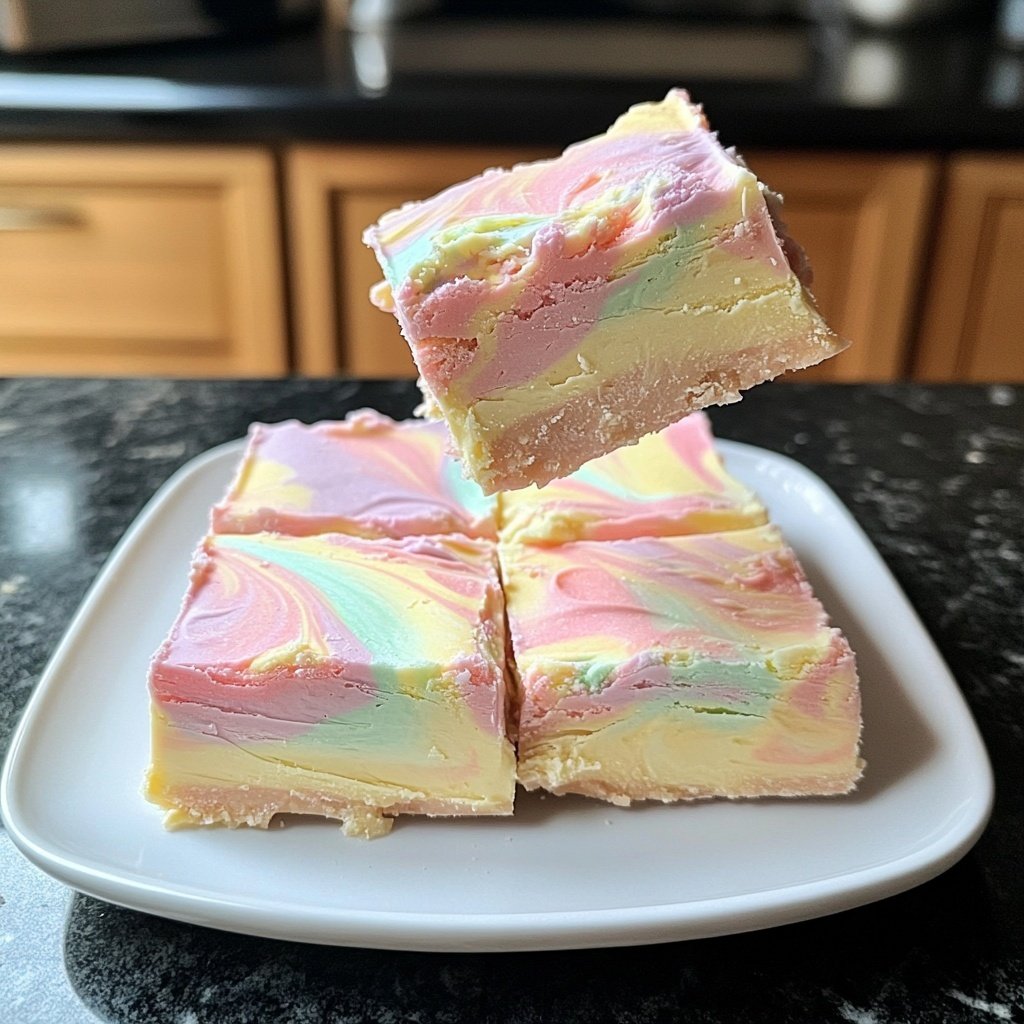 Fluffy Cotton Candy Fudge