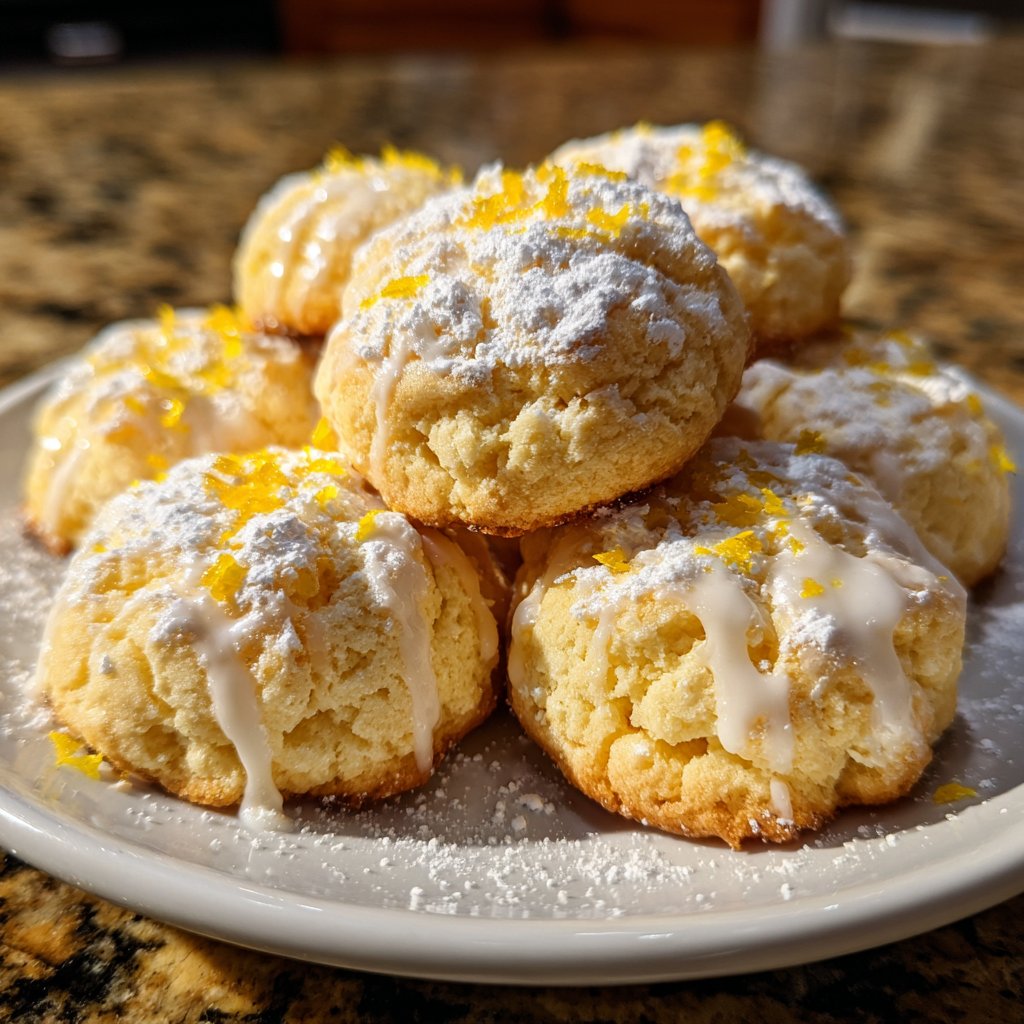 Limoncello Lemon Cookies