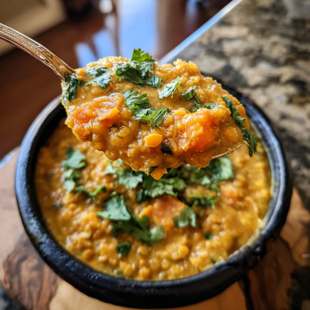 Healthy Dinner Creamy Coconut Lentils