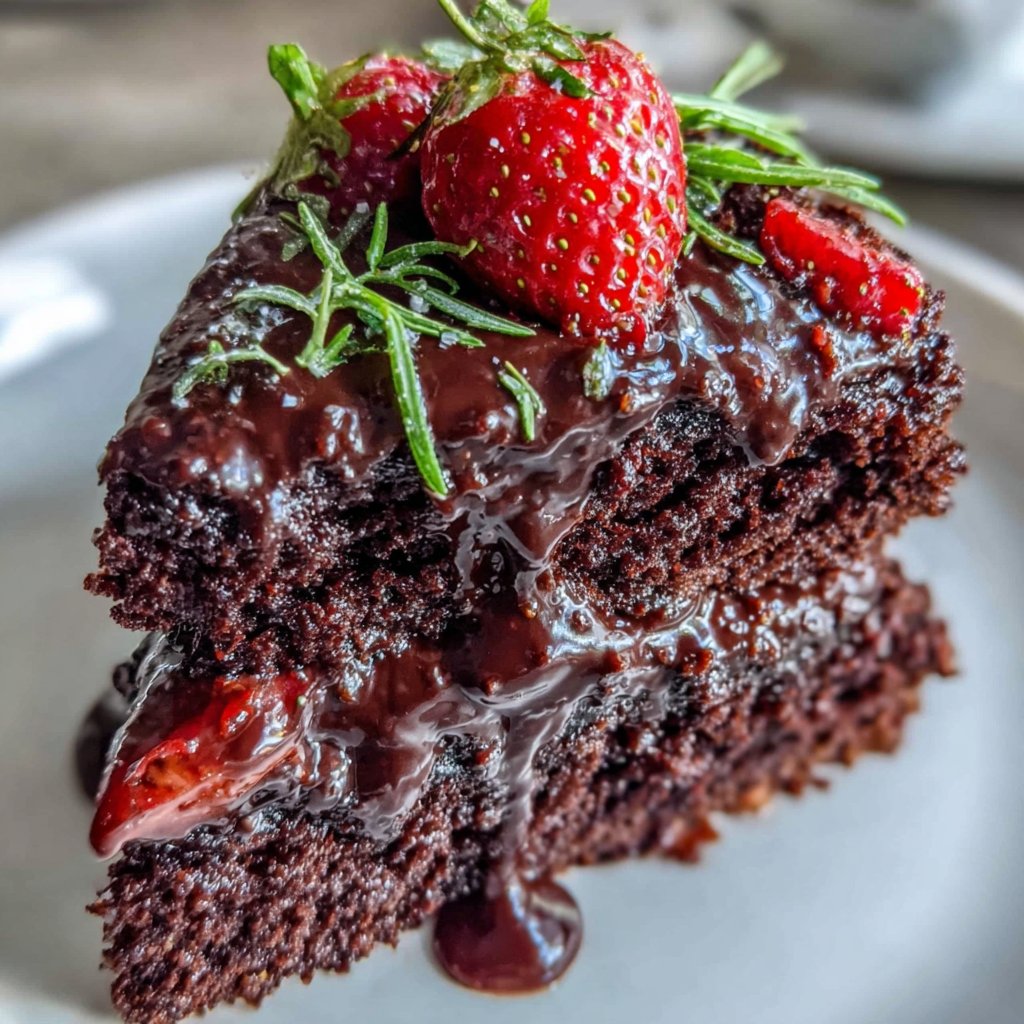 Moist Chocolate Cake Made From Scratch