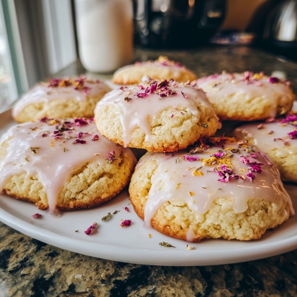 Rose-Infused Sugar Cookies